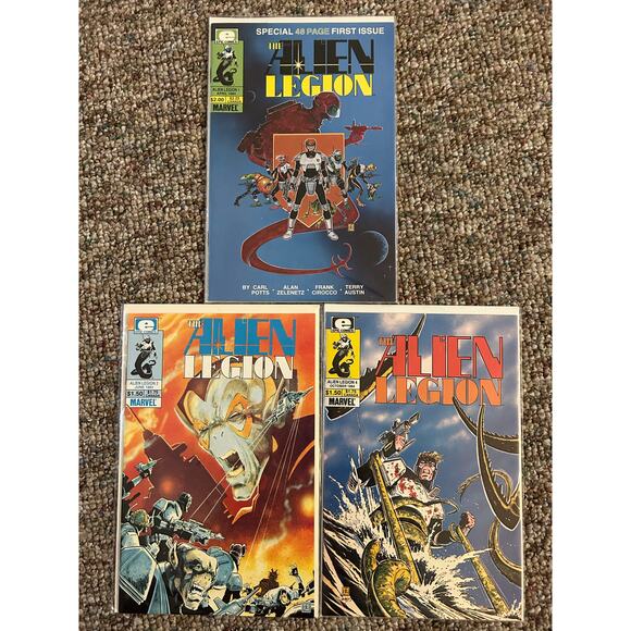 Alien Legion #1, 2, 4 (1984 Epic) Lot of 3 - Picture 1 of 4